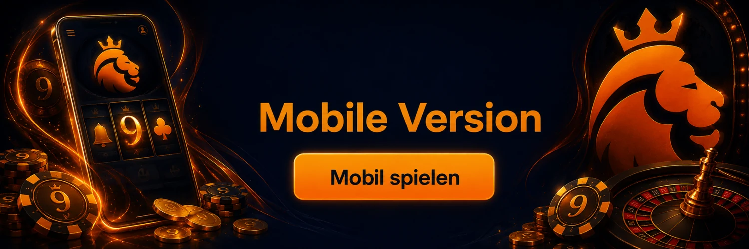 Nine Casino mobil im Browser und App-Bereich